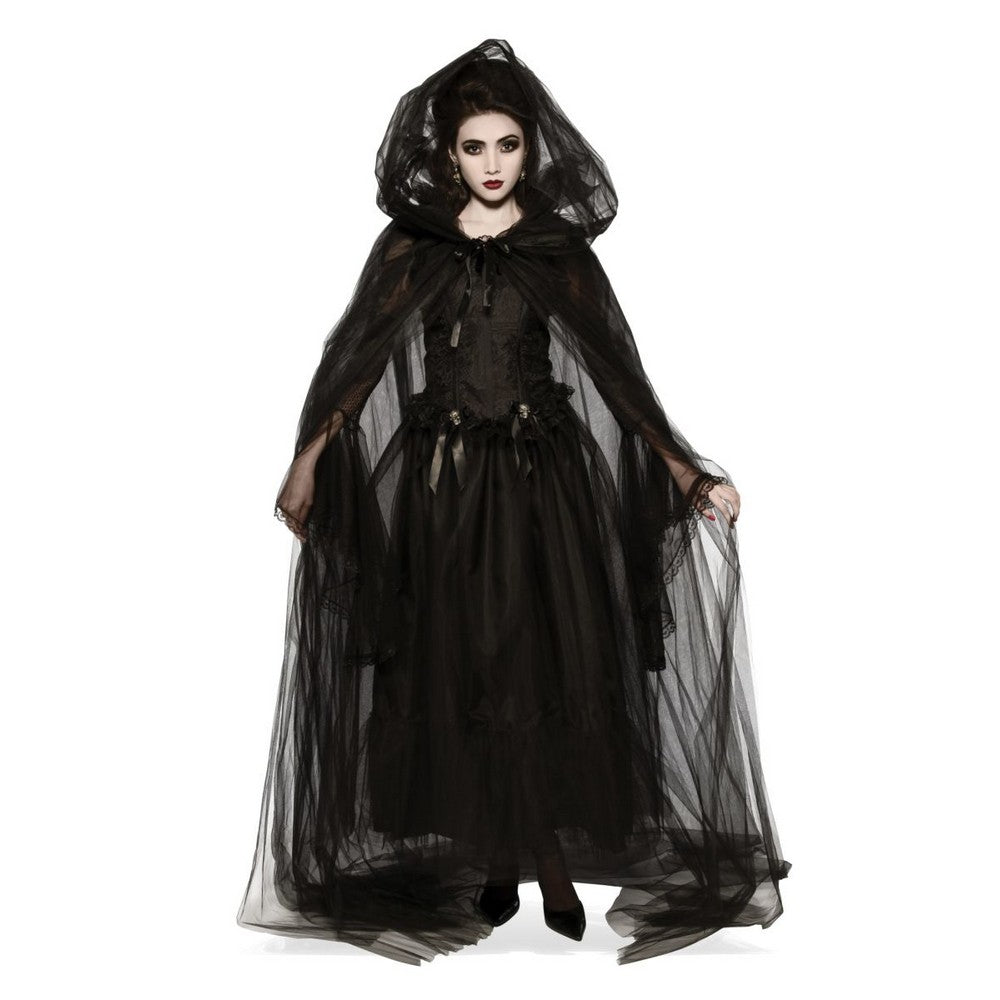 Black Hooded Cape