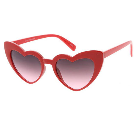 Large Heart Frame Glasses with Two Tone Lens glasses Assorted