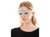 Rhinestones Venetian Mask Crystal
