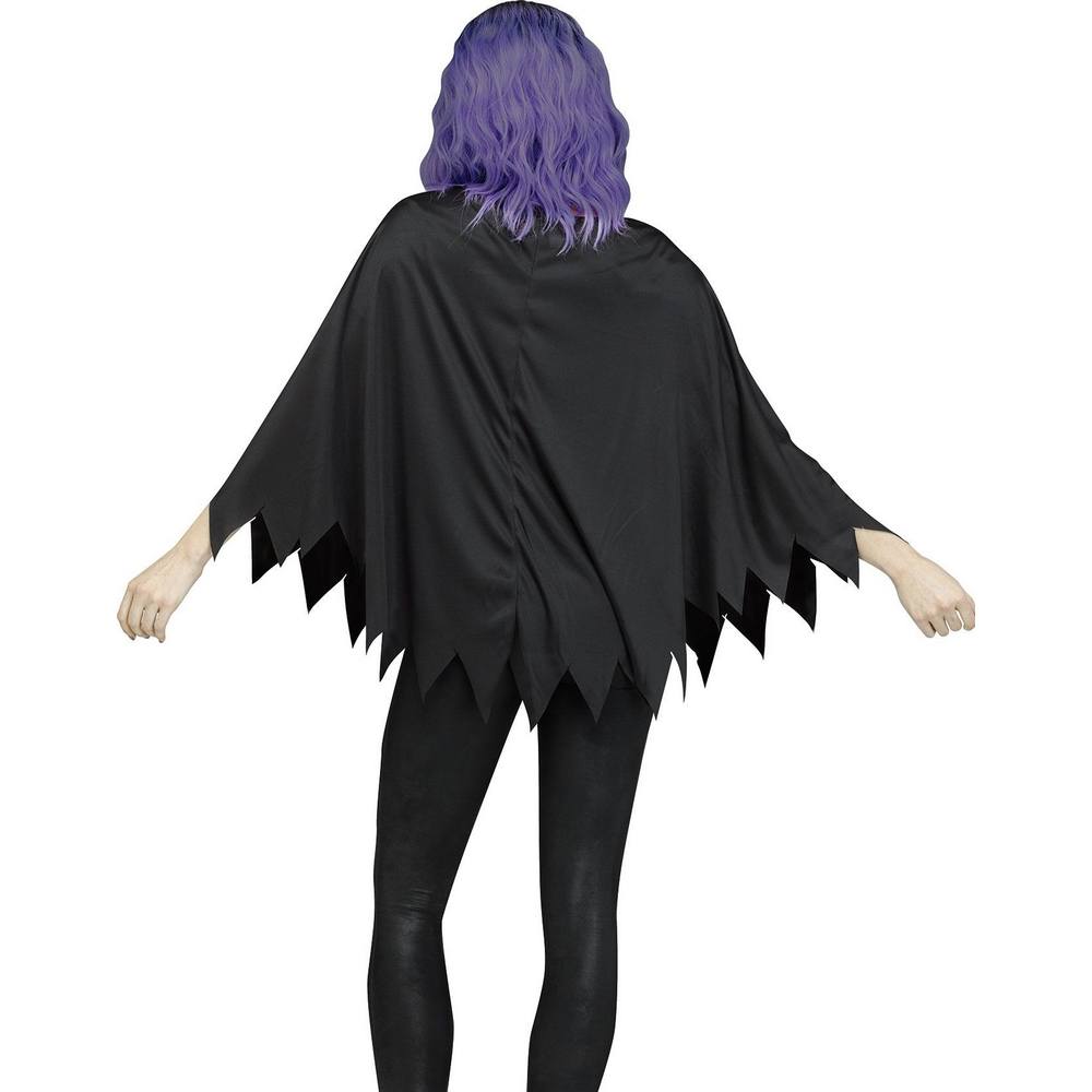 Skeleton Poncho - White Bones Skeleton