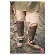 RFB Fighter leather Greaves, Brown