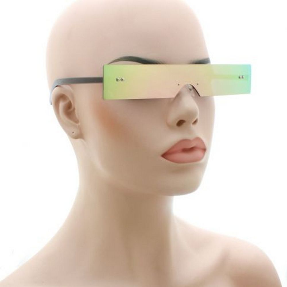 Rectangular Frame glasses with Mirror Lens- Assorted