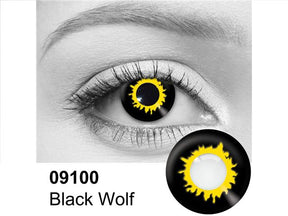 Black Wolf Contact Lenses