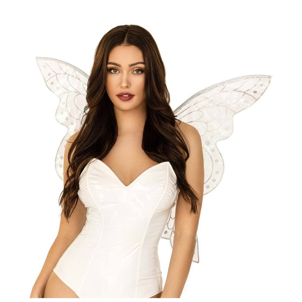 Glitter Fairy Wings with Flowers