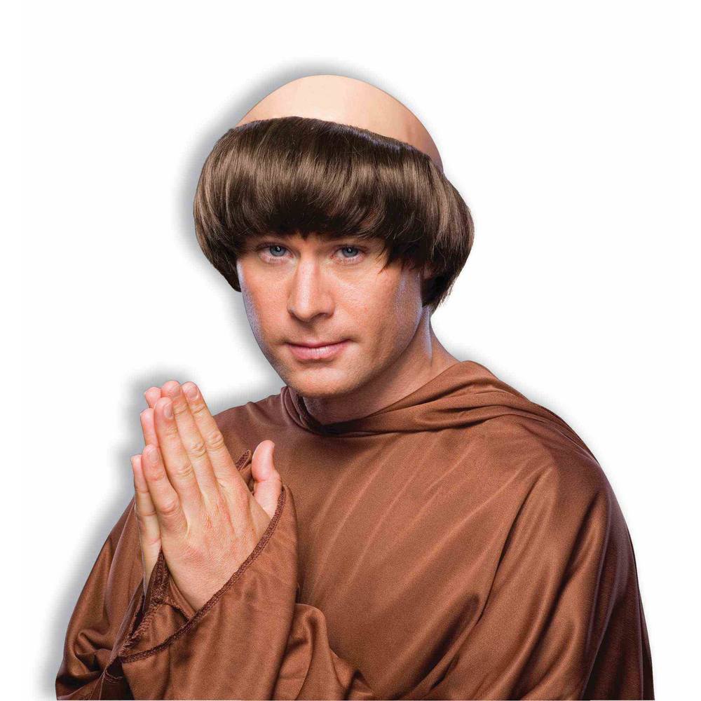 Bald Monk WIG - Dark Brown