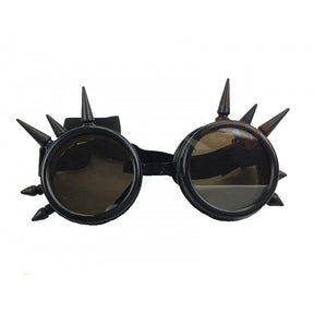 Steampunk Black Goggles with spikes