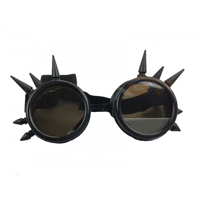 Steampunk Black Goggles with spikes