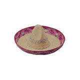 Multi-Color Straw Sombrero Hat one size