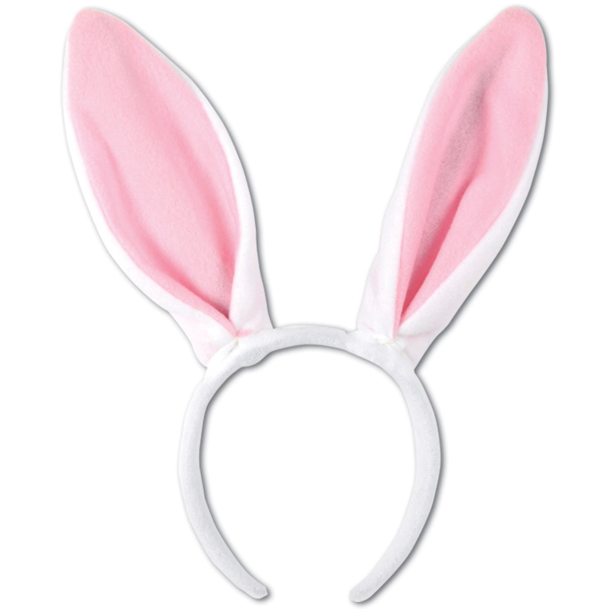 Soft Touch Bunny Ears - White/Pink