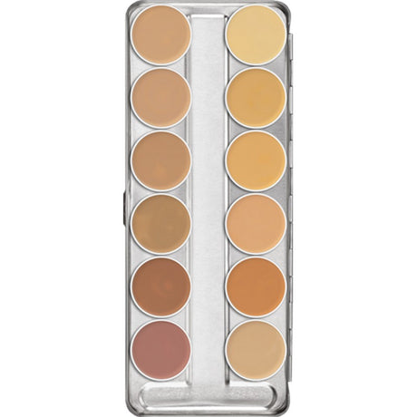 KRYOLAN Dermacolor Camouflage Palette 12 A 1.4 oz A