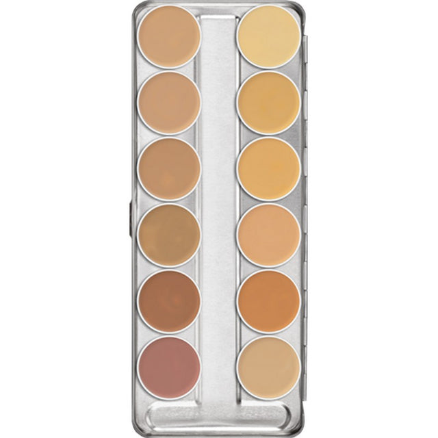 KRYOLAN Dermacolor Camouflage Palette 12 A 1.4 oz A