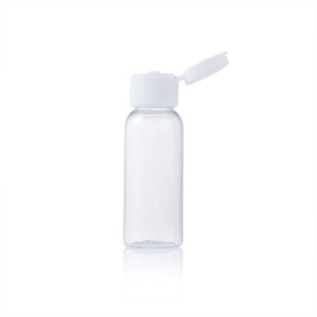 Transparent bottle with flip cap 15 ml