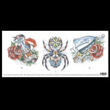FX Spider Neck Tattoos