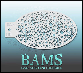 Snowflakes BAM H11 Bad ass mini stencil