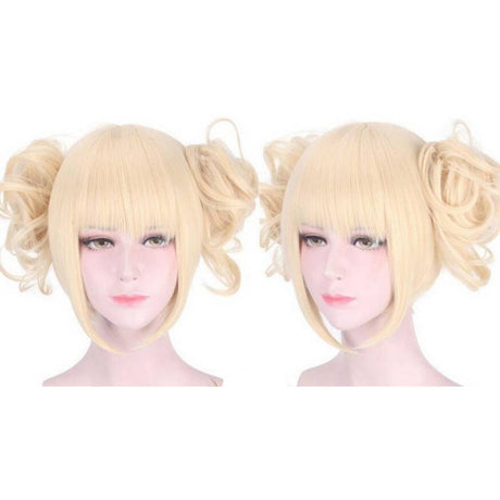 Blond Academia Wig with buns
