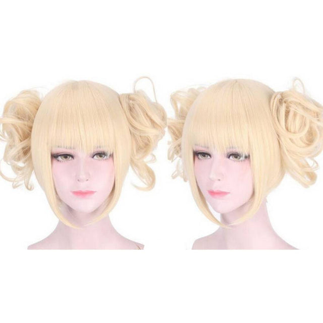 Blond Academia Wig with buns