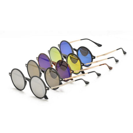 Unisex Glasses Plastic Medium Round