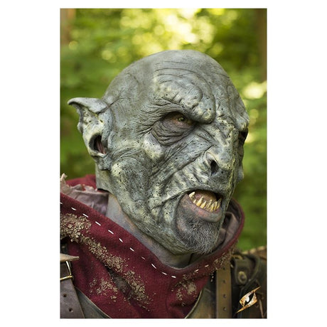 Beastial Orc Mask Blue/Grey