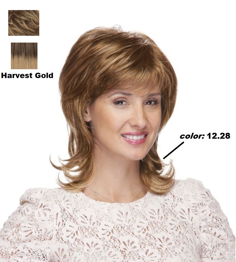 Mahalo Wig with bangs  Harvest Gold