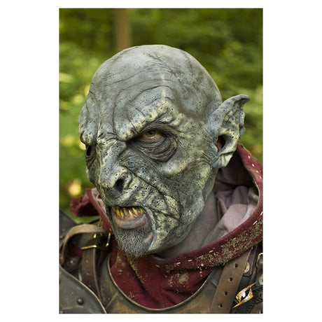 Beastial Orc Mask Blue/Grey