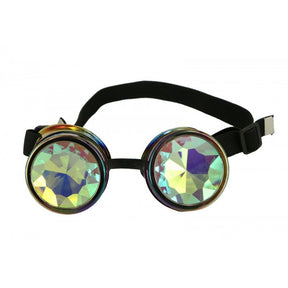 Steampunk Rainbow goggles kaleidoscope lenses