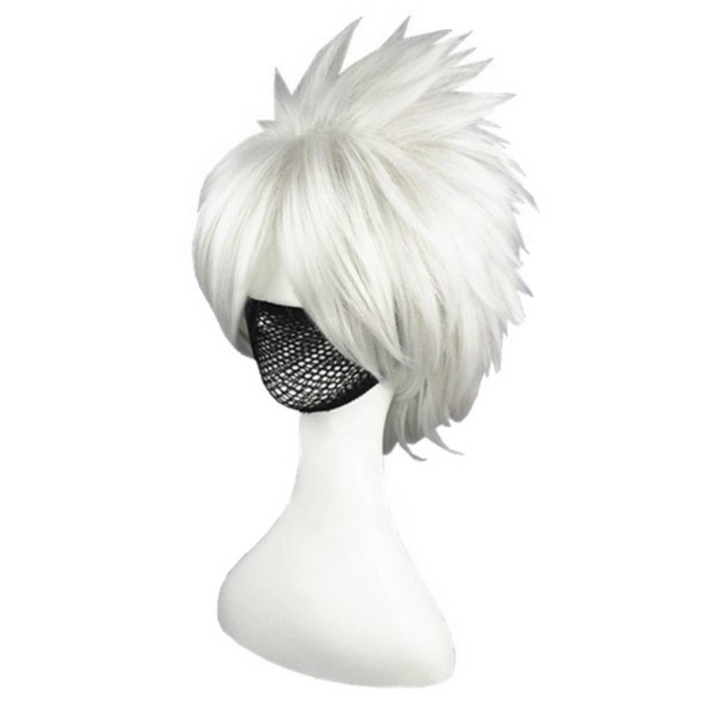 Anime short white wig