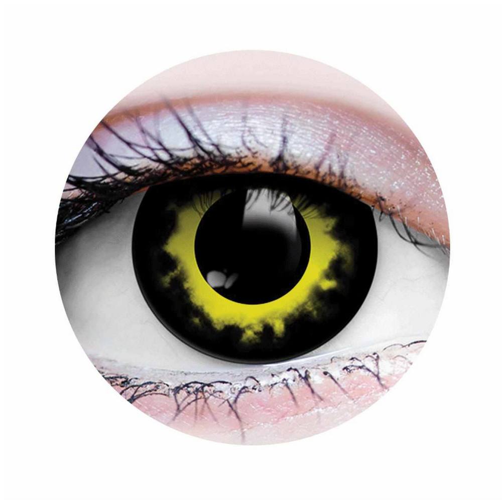 Storm Contact Lenses- Black & Yellow