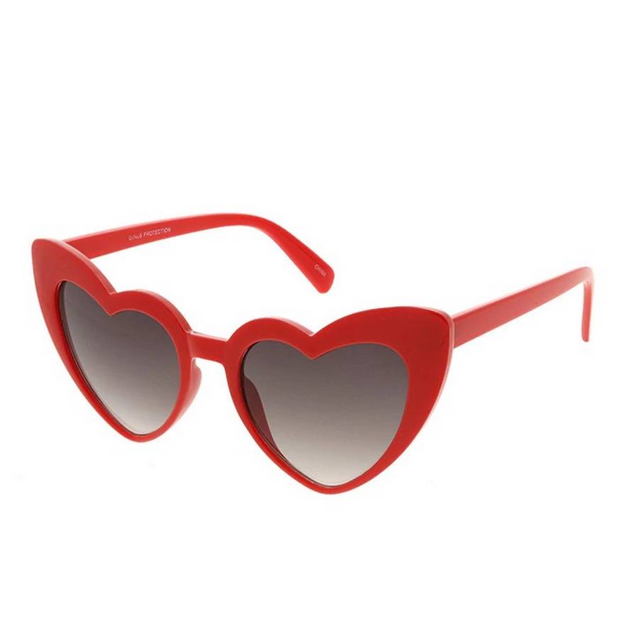 Women's Plastic Heart Frame glasses - Assorted