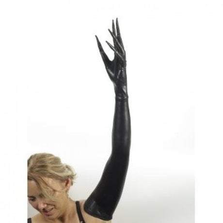 Long Fingered Gloves- Black