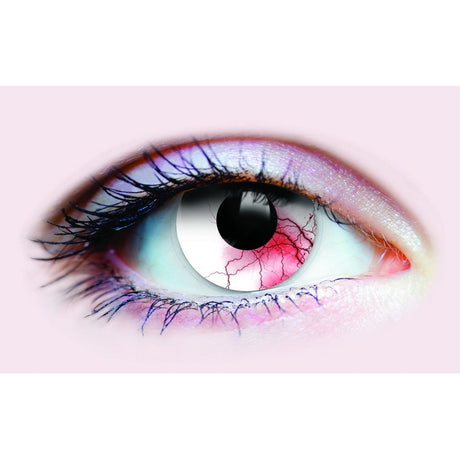 Undead Contact LENSES - White/Red