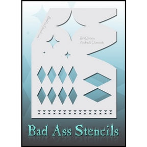 ISTENCILS 6004 Diamond Bad Ass Full Size Stencils