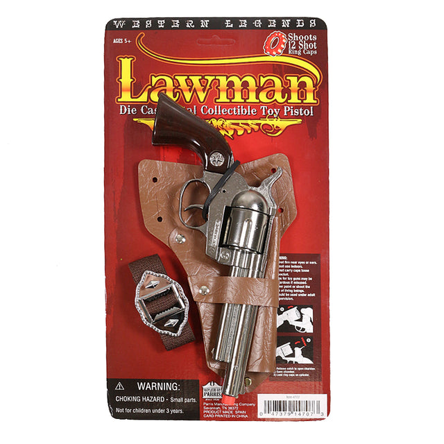 Lawman Metal Cap Gun & Holster Set