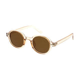 Plastic Medium Rounded Sunglasses Hipster Frame with Flush Lens  - Assorted