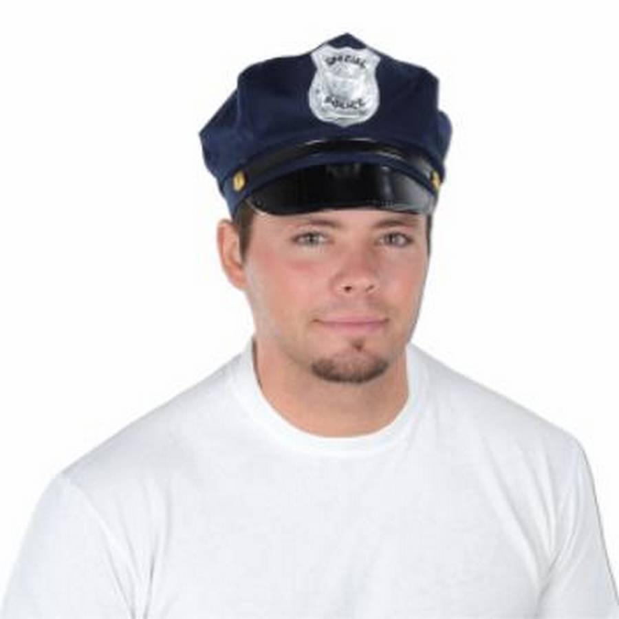 Special POLICE HAT - Blue/Black