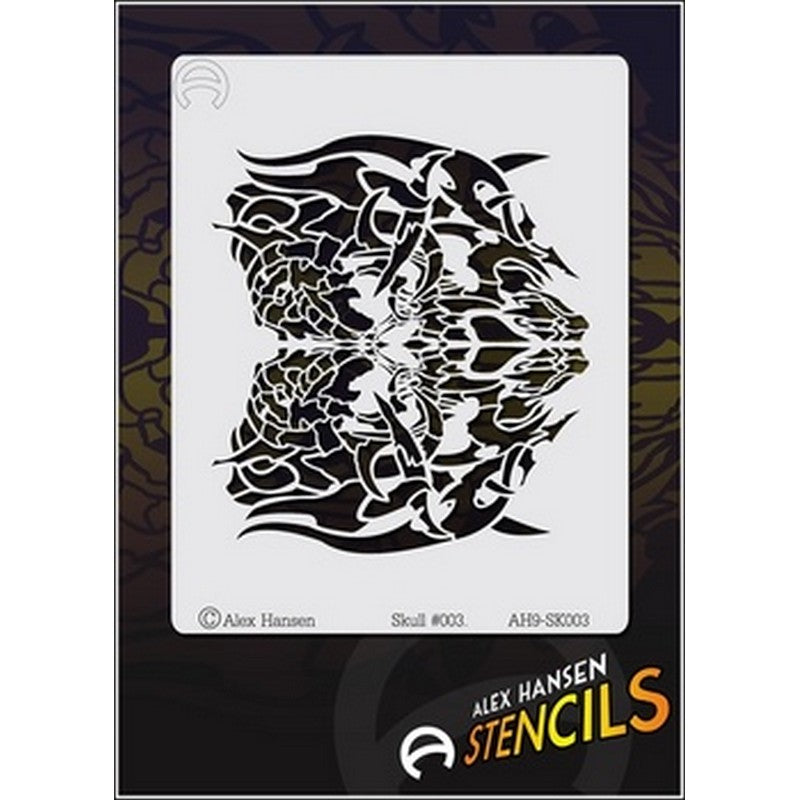 ISTENCILS AH9-SK003 skull #003
