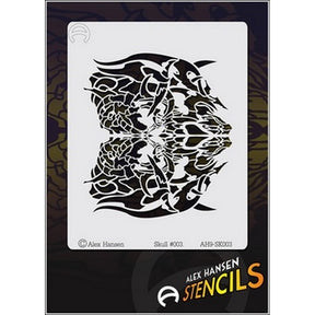 ISTENCILS AH9-SK003 skull #003