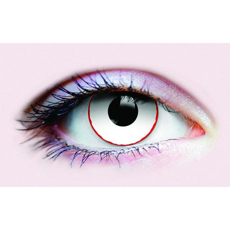 Hellraiser II Contact LENSES -White/Red