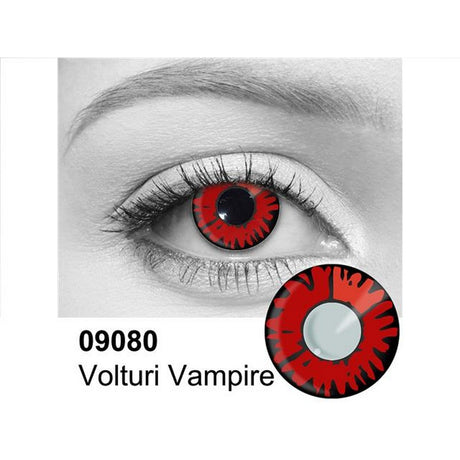 Volturi Vampire Contact Lenses Red/Black