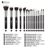 DUcare professional series 15pcs makeup brushes set