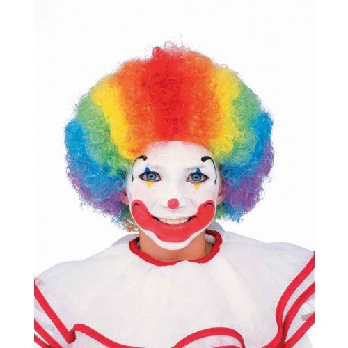 Child Clown Wig Rainbow