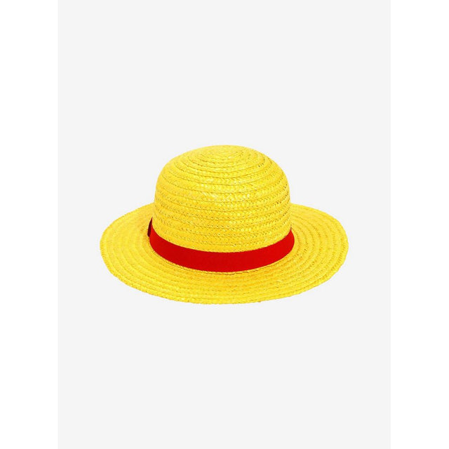 Straw Pirate Loof Yellow Hat with red band