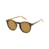 Round Hipster Sunglasses Plastic Thin Frame- Assorted