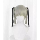 Grey braided cosplay wig Mobami
