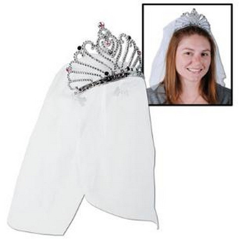 BACHELORETTE PARTY TIARA SILVER