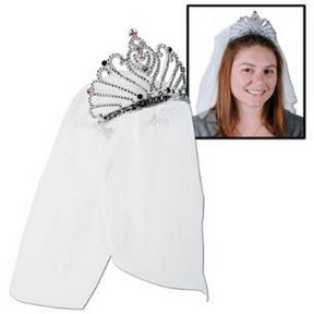 BACHELORETTE PARTY TIARA SILVER
