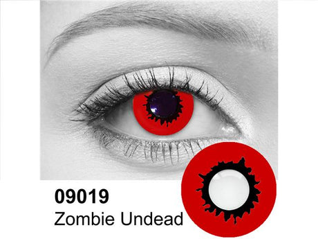 Zombie Undead Red Contact Lenses 09.019