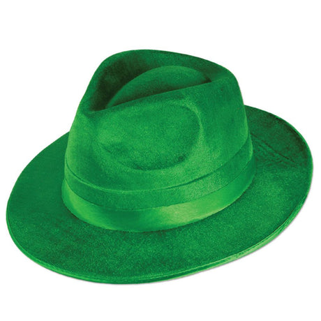 Dura-Form Vel-Felt FEDORA Hat St. Patrick - Green