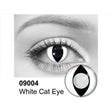 Cat eye Contact Lenses - White
