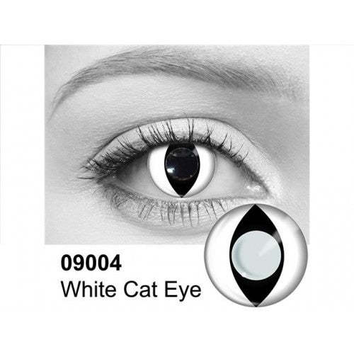 Cat eye Contact Lenses - White