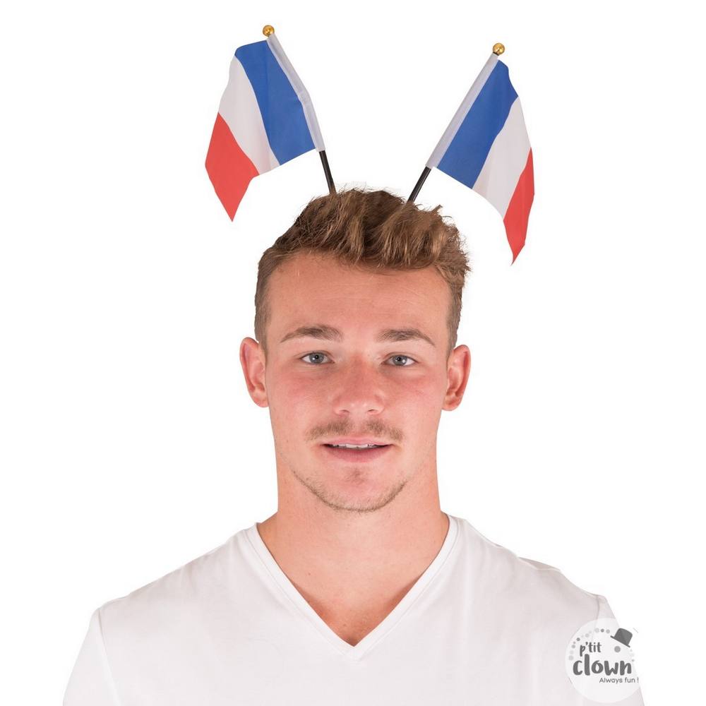 France flag headband - Blue White Red